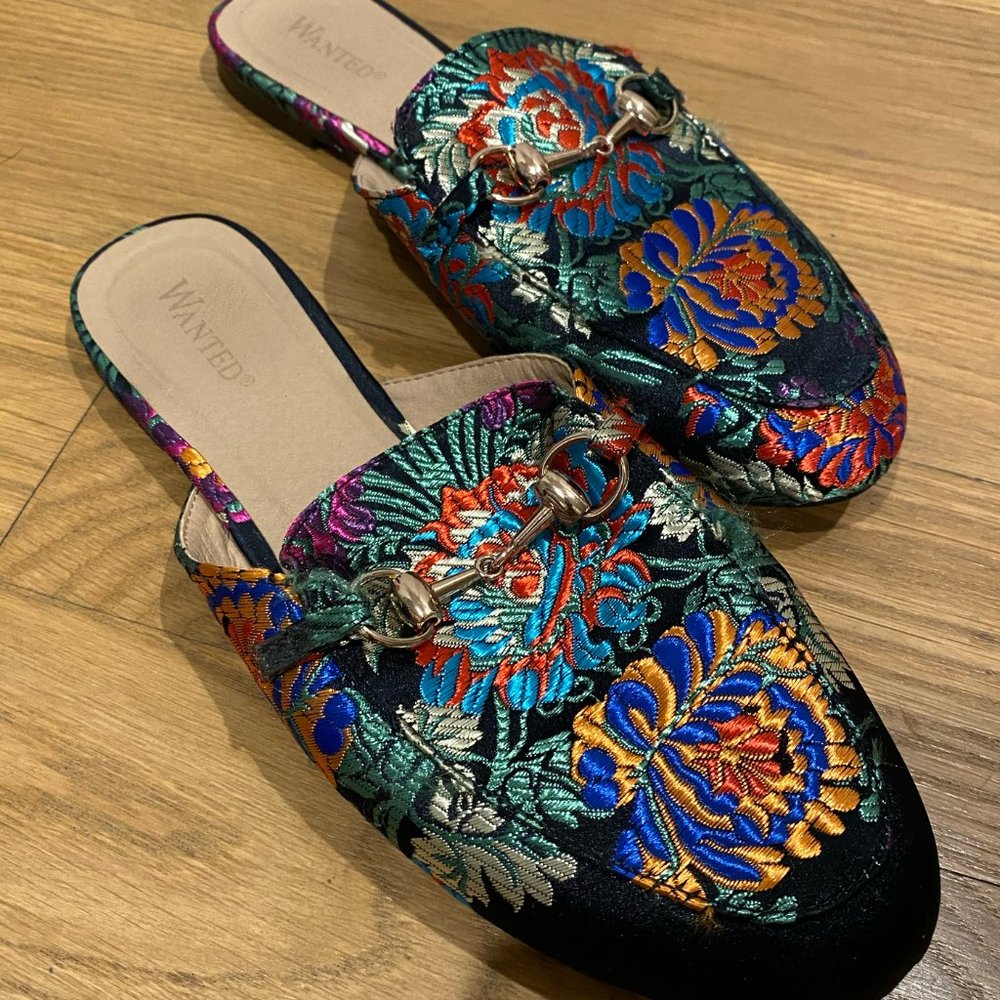 Colorful Loafers Mules